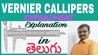 Vernier callipers in English amp telugu [upl. by Eniamaj]