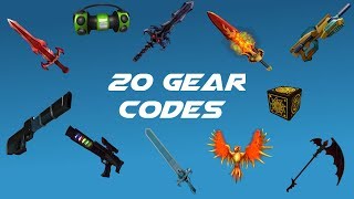 20 Gear Codes on ROBLOX [upl. by Kellie456]