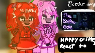 happy critters react to the Bonnie song [upl. by Nnailuj]