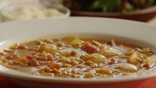 How to Make Lentil Soup  Soup Recipe  Allrecipescom [upl. by Ellenhoj]