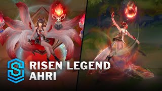 Risen Legend Ahri Skin Spotlight  League of Legends [upl. by Nadda]