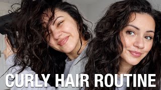 UPDATED CURLY HAIR ROUTINE  KAUSHAL BEAUTY [upl. by Eceer]