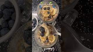 HIGH PROTEIN APPLE amp BERRYMEAL PREP BIRCHER OATS 🫐🍎🥣🥰oats oatsrecipe easyrecipeinhome [upl. by Arriet]