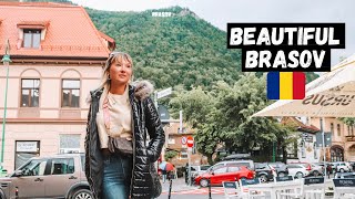 Exploring the BEAUTIFUL City of BRASOV Romania Arriving in TRANSYLVANIA [upl. by Gnouv]