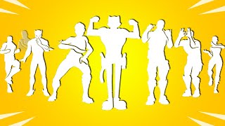 Top 100 Legendary Fortnite Dances amp Emotes Squash amp Stretch Get Griddy Onda Shhh Hang Loose [upl. by Caesar]