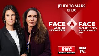 🔴 DIRECT  Lintégrale de linterview de Mickaëlle Paty sœur de Samuel Paty sur RMC [upl. by Dnaletak570]