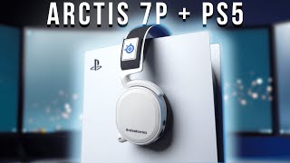 Steelseries Arctis 7p  Wireless Comfy goodness on the PS5 Mic Test [upl. by Ashil]