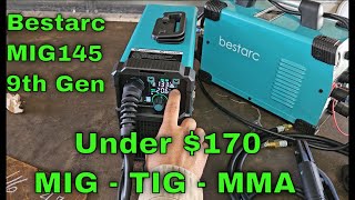 Testing and reviewing the Bestarc MIG145 multi process mig tig welder under 170 for beginners [upl. by Bernardine362]