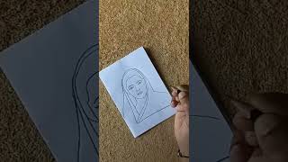 easy Savitribai Phule drawing shorts [upl. by Ellek]