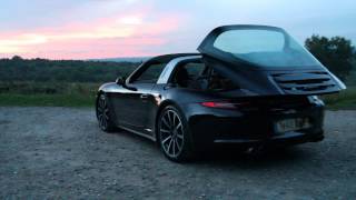 Porsche 991 Targa 4S Roof Operation [upl. by Oiceladni720]