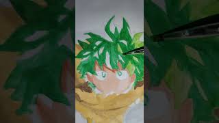 deku drawing myheroacademia anime youtubeshorts [upl. by Xanthus]