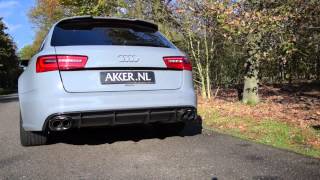 Audi RS6 Avant C7 with Akrapovic [upl. by Pacien]