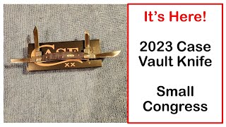 2023 Case Vault Knife Small Congress [upl. by Longfellow984]