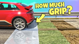 GTA 5  Which SURFACE has the MOST GRIP [upl. by Sulrac657]