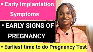 How to Know that you are Pregnant  Early signs of Pregnancy  Earliest time to do Pregnancy test [upl. by Marcello502]