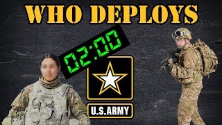 Who gets deployed in the Army [upl. by Noryk805]