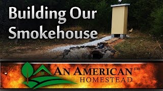 Living Off Grid Building Our Smokehouse [upl. by Assetan489]