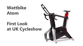 First look at the Wattbike Atom UberSmart Trainer UK CycleShow highlights [upl. by Gant]