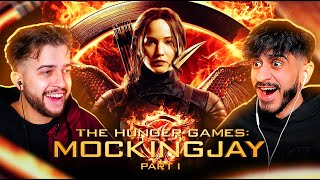 FIRST TIME WATCHING THE HUNGER GAMES MOCKINGJAY PART 1 MOVIE REACTION [upl. by Suhsoj793]