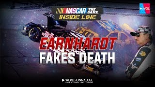 Earnhardt Fakes Death  NASCAR Inside Line [upl. by Llirred]