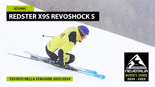 Atomic Redster X9S Revoshock S  NeveItalia  Ski Test  20232024 [upl. by Ocnarfnaig114]