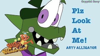 Plz Look At Me  Willys Wonderland  Arty Alligator  Animation Meme [upl. by Eilatan]