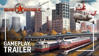 Workers amp Resources Soviet Republic  10 Launch Trailer  City Builder Tycoon Game [upl. by Ayekahs]