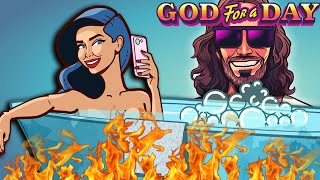 Sending an influencer TO HELL  God For a Day Flash Game [upl. by Mundford]