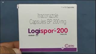 Logispor200 Capsule  Itraconazole Capsules  Itraconazole 200mg Capsule  Logispor 200mg Capsule [upl. by Gus]