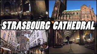 STRASBOURG CATHEDRAL  Cathédrale Notre Dame de Strasbourg  Alsace France 4k [upl. by Warder]