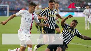 Calcio amichevoli estive Juve supera il Milan ai rigori [upl. by Sine451]