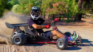 75mph Electric Go Kart ⚡️ DIY Guide  Raw Driving [upl. by Ahsiyn649]