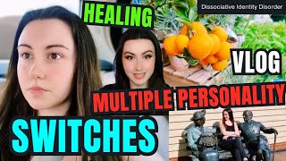 Life with MULTIPLE PERSONALITIES  VLOG  Switching Dissociative Identity Disorder amp Healing [upl. by Ellebasi525]