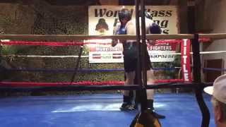 Trey Lippe Morrison Sparring Round 1  Exclusive Ringside Report Video [upl. by Uolyram]