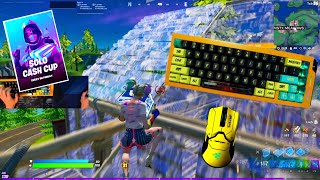 700 Custom Keyboard ASMR Chill🤩Competitive Gameplay Keyboard Fortnite 240 FPS Smooth 4K [upl. by Semreh]