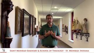 Tour of Saint Meinrad Episode 3  The Madonna Hallway [upl. by Ahsinelg]