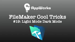 FileMaker Cool Trick 19 Light ModeDark Mode [upl. by Lemar10]