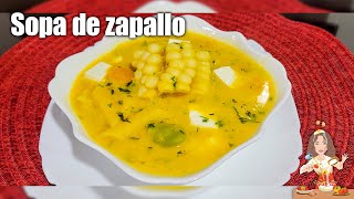 SOPA DE ZAPALLO calabaza o auyama [upl. by Weinstock]