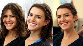 3 Ways to Style a Lob  Hair Style Tips  Beauty How To [upl. by Brocky]