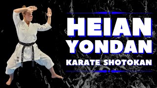 Série Kata  Heian Yondan  Karate Shotokan [upl. by Wardlaw]