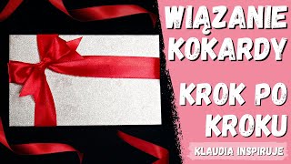 DIY  Jak zawiązać wstążkę na prezencie  Prosty i ładny sposób  KROK PO KROKU [upl. by Adelice]