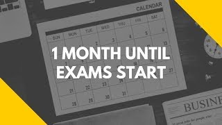 1 month until GCSE and A Level exams start [upl. by Cicily831]