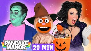 Halloween Songs for Kids Toddlers and Classrooms 🕷🎃  Pancake Manor [upl. by Demetris692]