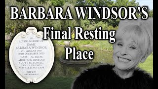 BARBARA WINDSORS  Final Resting Place [upl. by Anileda]