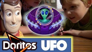 Toy Story 4  UFO Doritos  Nerf Gun  Woody Buzz Lightyear  Kids Wild Ride [upl. by Billy]