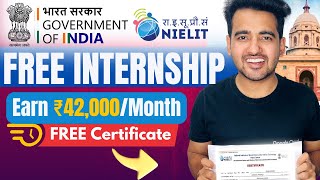 Free Online Internships for College Students  Government Internships  Tulip amp Nielit Internship [upl. by Marx]