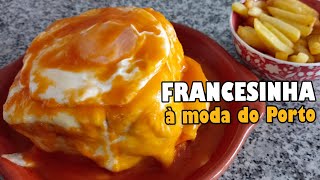 Francesinha à moda do porto francesinha receitas culinaria receitasimples [upl. by Flavius83]