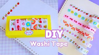 🌈 DIY homemade washi Tape  handmade washi Tape  How to make washi Tape [upl. by Putscher]