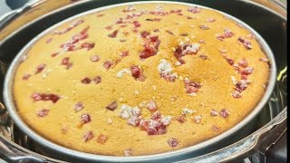 Vanilla Sponge Cake Recipe No oven vanilla Cake fluffy cake recipe Genoise [upl. by Rehteh339]