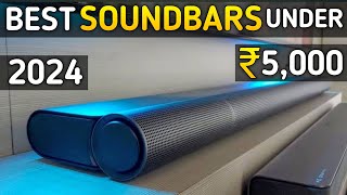 Top 5 Best Soundbar under 5000 in 2024  Best soundbar 2024 under 5000 [upl. by Barcot]